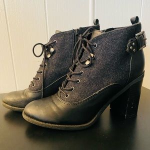 Black Ankle Winter Boot